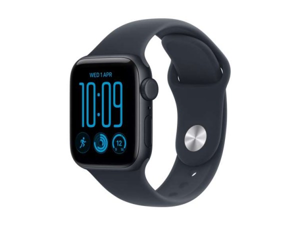 APPLE Watch SE 3 Aluminium Cellular 40mm Mitternacht (Sportarmband navyblau MJLJ4ZR/A