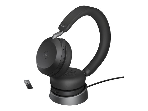 GN NETCOM GN NETCOM Jabra Evolve2 75 MS schwarz + Ladestation + Link 380a