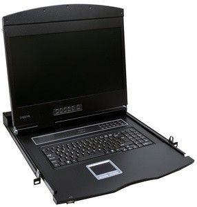 LogiLink 19" LCD KVM Konsole mit 48,26 cm (19") TFT-Monitor