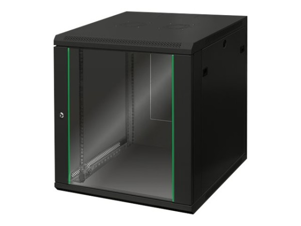 DIGITUS DIGITUS Wandgehäuse Dynamic Basic schwarz 12HE 600x600mm