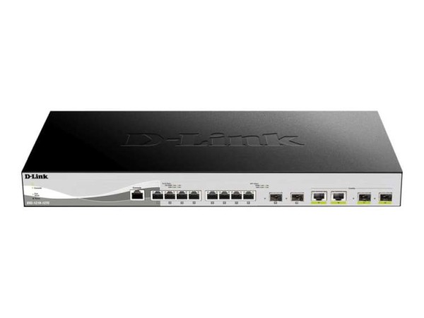 D-LINK 12-Port Smart Managed 10G Switch 4x SFP+, dlink|green 3.0 DXS-1210-12TC/E