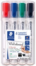 STAEDTLER Lumocolor Whiteboard-Marker 351B, 4er Etui