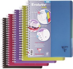 Clairefontaine Spiralbuch Evolutiv'book, A4+, kariert