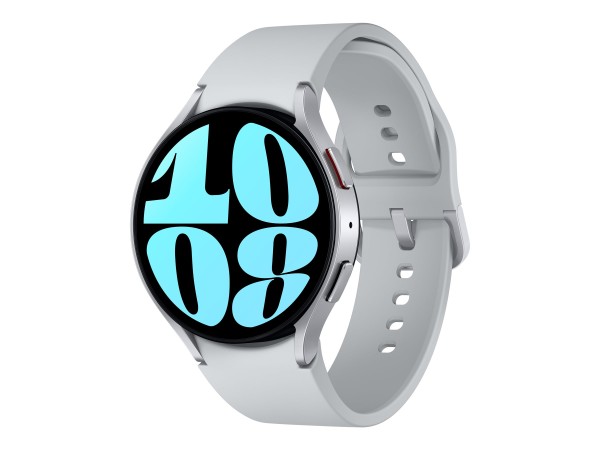 SAMSUNG Galaxy Watch6 - 44 mm - intelligente Uhr mit Sportband - Silber - B SM-R940NZSADBT