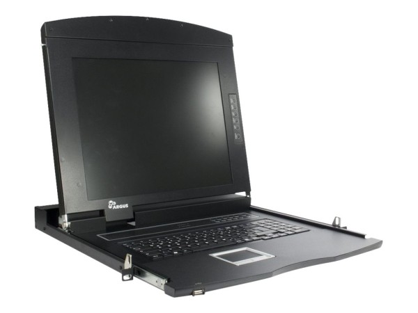 INTERTECH IPC 17" LED KVM AS-7108 DLS,DVI 8 Port retail 99997208
