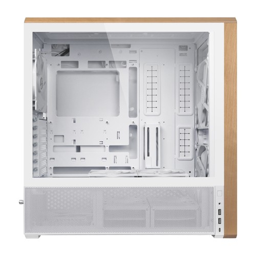 LIAN LI LIAN LI LANCOOL 217 PC-Gehäuse, Midi-Tower, ATX, Tempered Glass - weiß