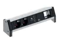 BACHMANN Steckdosenleiste Desk 2xUTE Dosen 1xUSB C 902.0185