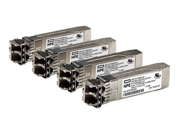 HP ENTERPRISE HPE MSA 25Gb SFP28 Short Range 4-pack iSCSI Transceiver