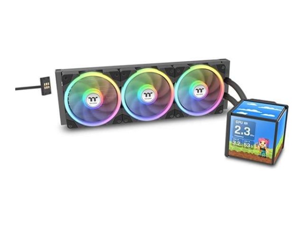THERMALTAKE MINECUBE 360 Ultra All-In-One Liquid Cooler System ARGB Fan Sch CL-W481-PL12SW-A