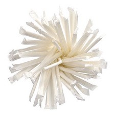 PAPSTAR Papier-Trinkhalm "pure", 200 mm, weiß