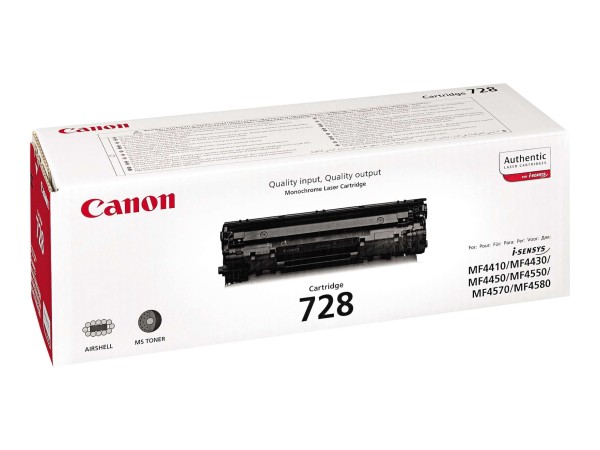 CANON CRG 728 Schwarz Tonerpatrone 3500B002