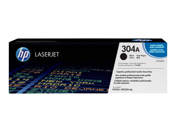 HP HP 304A Schwarz LaserJet Tonerpatrone (CC530A)