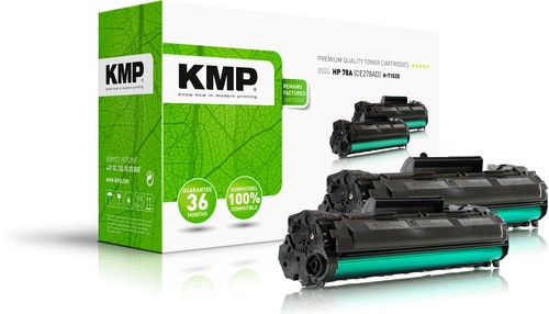 KMP KMP H-T152D Toner 2er-Pack ersetzt HP HP 78A (CE278A) Schwarz Kompatibel Toner 2er-Pack (1230,0021)