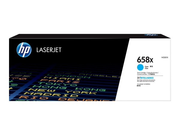 HP HP 658X Cyan LaserJet Toner Cartridge