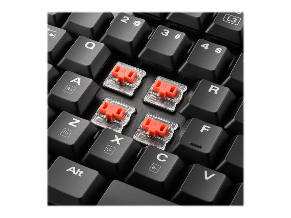 SHARKOON PureWriter RGB FR-Layout, Red Switch 4044951027897