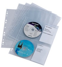 DURABLE CD-/DVD-Hülle COVER LIGHT M, für 4 CD's, PP, DIN A4