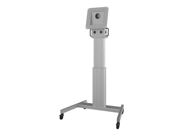 NEOMOUNTS NEOMOUNTS motorisierter Bodenständer für 50" Microsoft Hub 2S(X), Höhenverstellbar - Silber