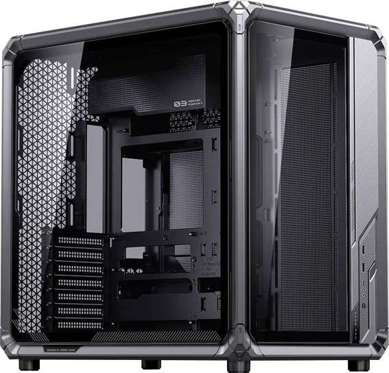 JONSBO X400 Pro PC-Gehäuse, Midi-Tower, ATX, Tempered Glass - grau X400 PRO