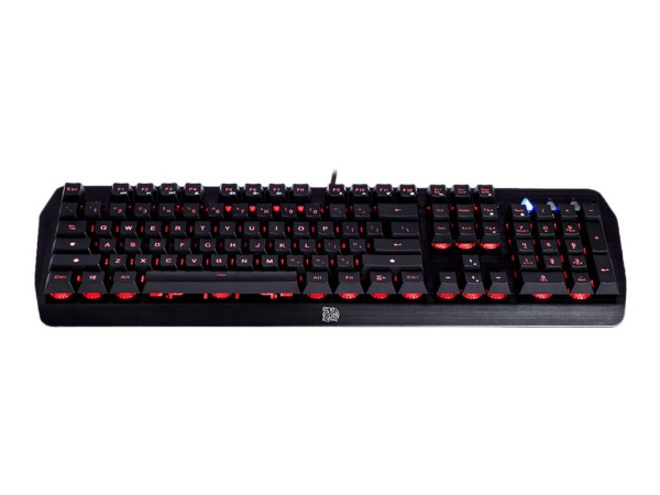 THERMALTAKE THERMALTAKE TT ESPORTS Challenger Edge Gaming Tastatur schwarz komplette Hintergrundbeleuchtung RGB