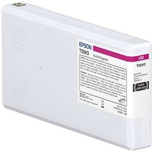 EPSON T55W3 Vivid Magenta Ink Cartridge 200ml C13T55W300