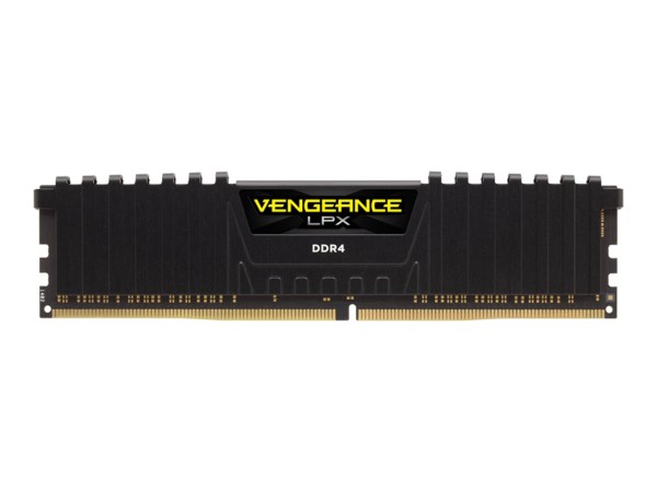 CORSAIR Vengeance LPX schwarz 64GB Kit (4x16GB) CMK64GX4M4D3000C16