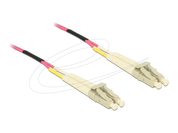 DELOCK DELOCK LWL Kabel LC Duplex zu LC Duplex Multimode OM4 75 m