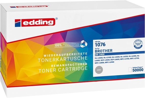 EDDING EDDING EDD-1076 schwarz Trommel ersetzt brother DR-3400