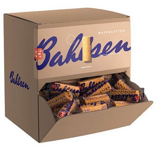 Bahlsen Gebäck "Waffeletten", Display