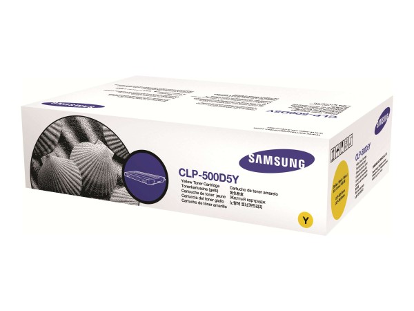 SAMSUNG CLP 500D5Y Gelb Tonerpatrone CLP-500D5Y/ELS