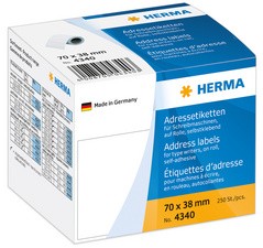 HERMA Adress-Etiketten, 89 x 42 mm, endlos, weiß