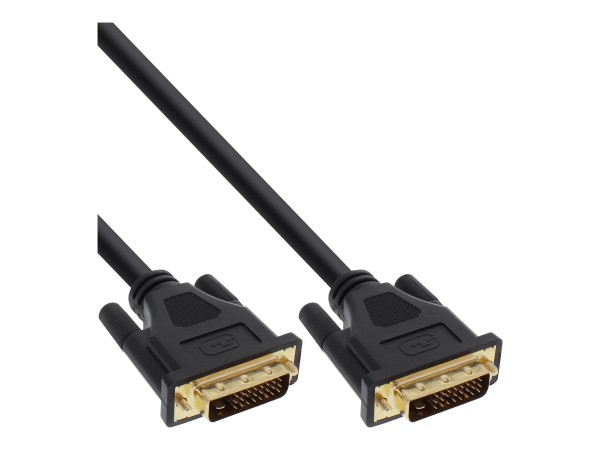INLINE DVI-D Anschlusskabel premium InLine, digital 24+1 St/St, Dual Link, 17777P