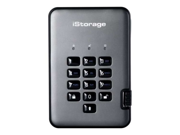 ISTORAGE diskAshur Pro2 Graphite 2TB IS-DAP2-256-SSD-2000-C-G