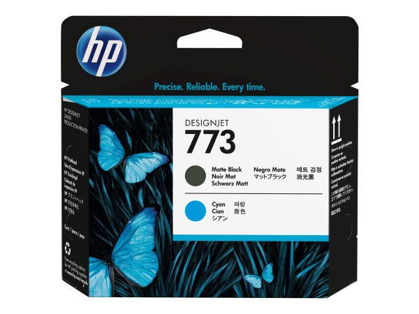 HP 773 Schwarz, Cyan Druckkopf C1Q20A