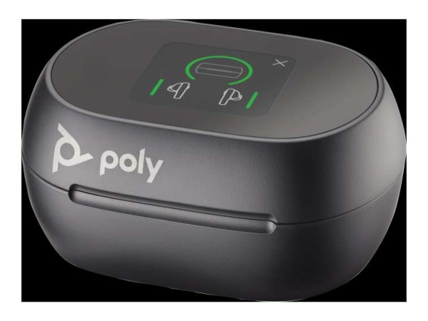 HP Poly Voyager Free 60+ UC M Carbon Black Earbuds +BT700 USB-C Adapter +To 7Y8H0AA