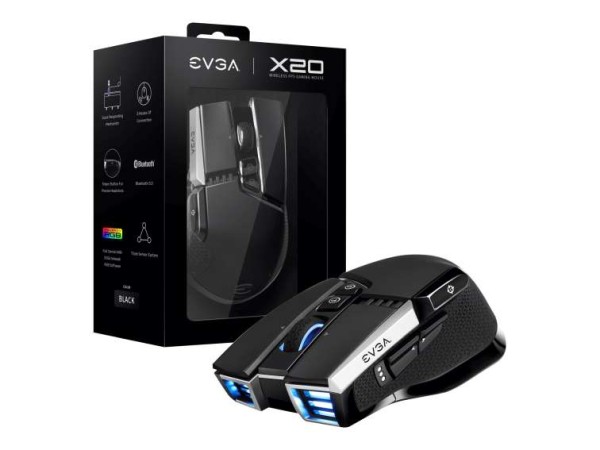 EVGA X20 Gaming Mouse 903-T1-20BK-K3 903-T1-20BK-K3
