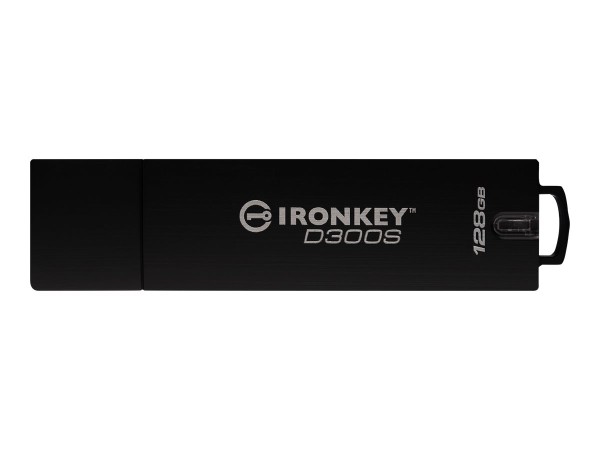 KINGSTON KINGSTON 128GB D300S AES 256 XTS Encrypted USB Drive