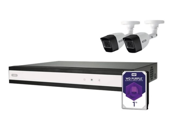 ABUS ABUS TVVR33622T - DVR + Kamera(s) - verkabelt (LAN 10/100) - 6 Kanäle - 1 x 1TB - 2 Kamera(s) - CMOS