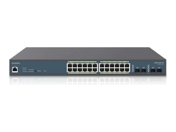 ENGENIUS Switch 24-port GbE PoE.af/at(+)210W 4xSFP L2 19i EWS7928P-FIT