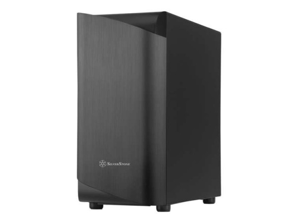 SILVERSTONE SETA A1 ATX-Mid-Tower-Gehäuse Schwarz USB 3.1 Gen 2 Type-C SST-SEA1TB-G