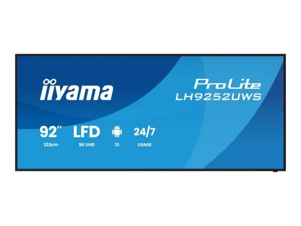 IIYAMA LH9252UWS-B1AG 233,68cm (92") LH9252UWS-B1AG