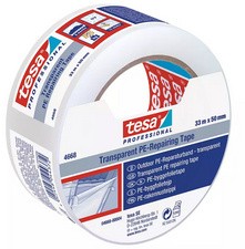 tesa PE-Reparaturband, 50 mm x 33 m, transparent