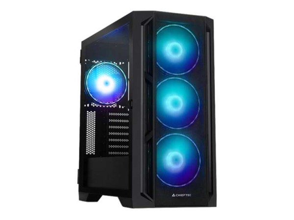 CHIEFTEC Apex Lumo GA-01B-L-OP (schwarz, Tempered Glass) GA-01B-L-OP