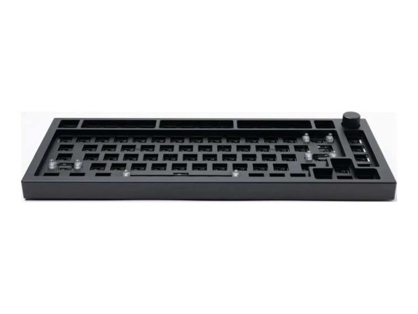 GLORIOUS GMMK Pro 75% Layout Barebone Tastatur, Black Slate schwarz, ISO GLO-GMMK-P75-RGB-ISO-B