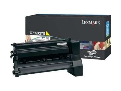 LEXMARK Besonders hohe Ergiebigkeit Gelb Tonerpatrone LCCP C782X2YG