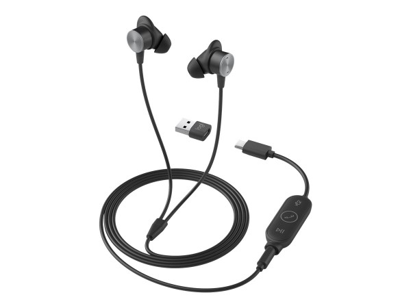 LOGITECH LOGITECH Zone Wired Earbuds UC GRAPHITE
