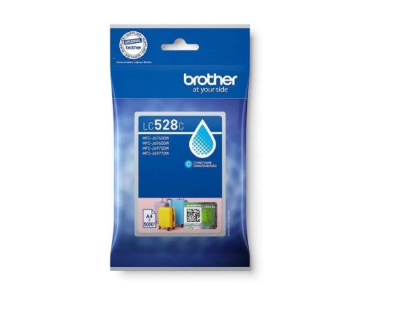 BROTHER LC528C Cyan Ink Cartridge e Single Pack LC528C