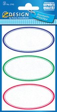 AVERY Zweckform Z-Design Haushaltsetiketten "oval", bunt