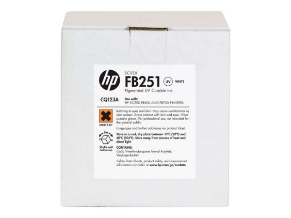 HP SCITEX FB251 WHITE INK CQ123A