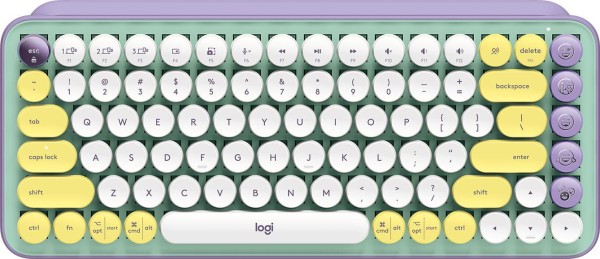 LOGITECH LOGITECH POP Keys - Mini - Kabellos - RF Wireless + Bluetooth