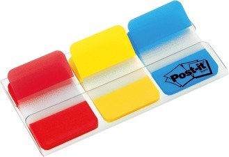 Post-it Haftmarker Index Strong, 25,4 x 38 mm, 3-farbig